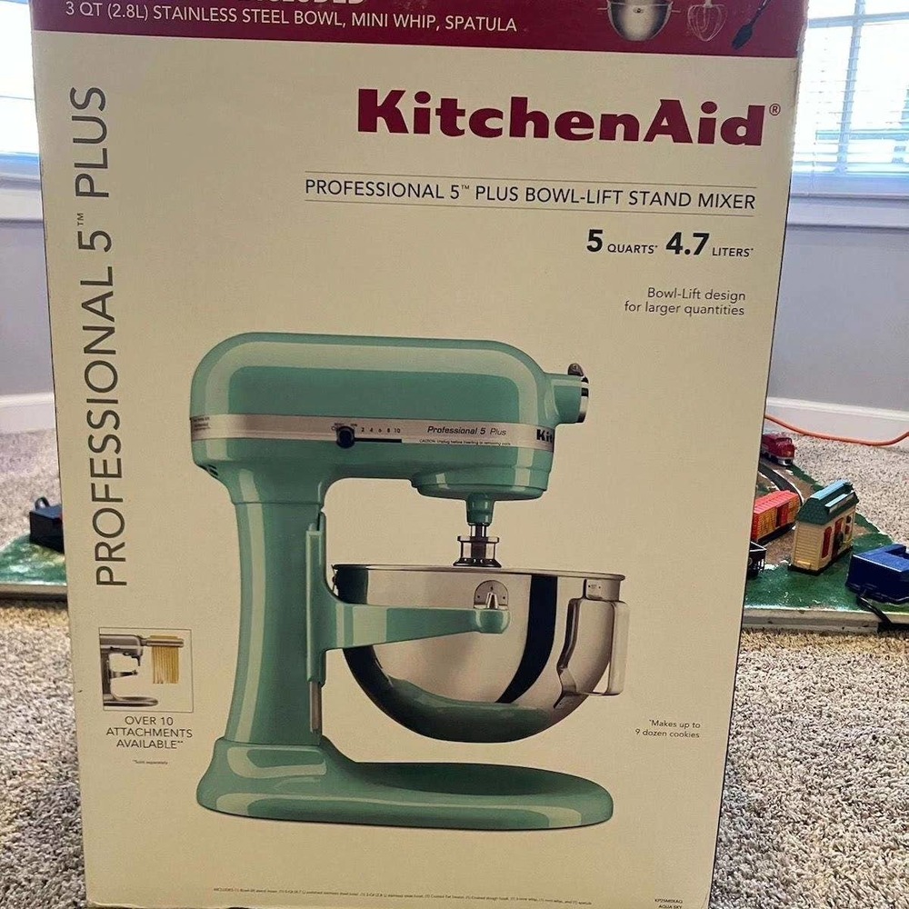 KitchenAid KP25M0XAQ Professional 5 PLUS Mixer w/ Pouring Shield 5qt/4.7 liters